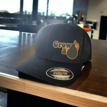 Grow a Pear Leather Patch Trucker Hat - Trucker Hat - Charm and Char